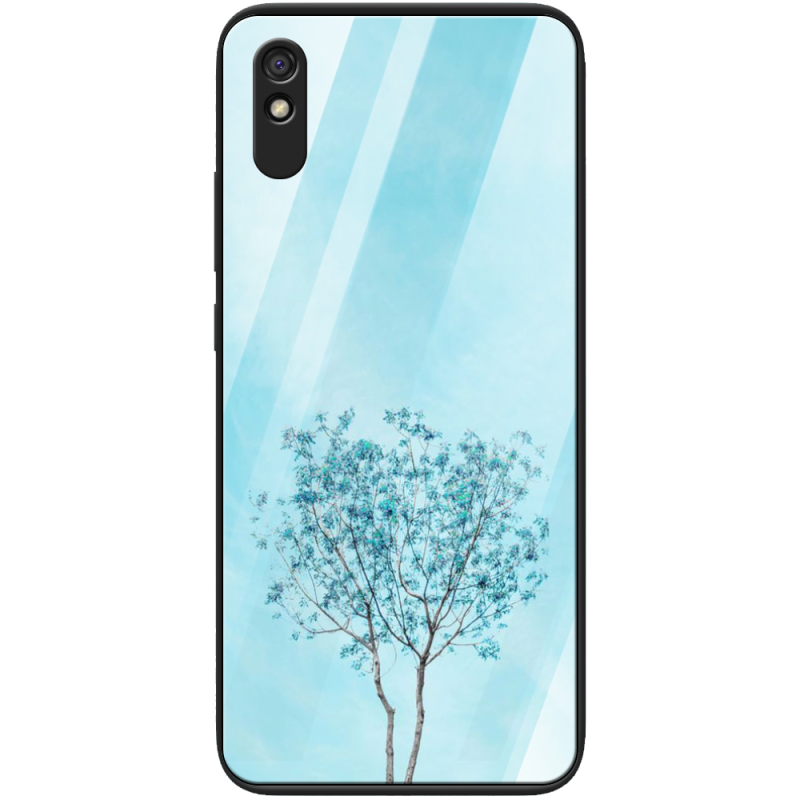 Защитный чехол BoxFace Glossy Panel Xiaomi Redmi 9A Blue Tree