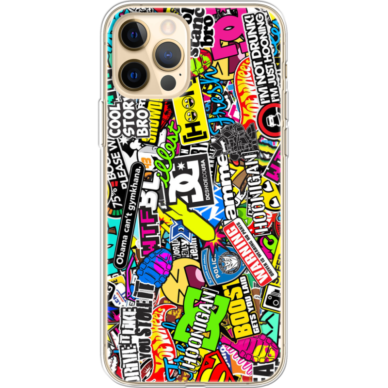 Чехол BoxFace Apple iPhone 12 Pro Max Multicolored Inscriptions