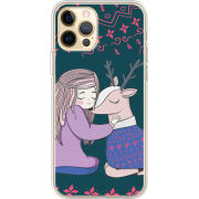 Чехол BoxFace Apple iPhone 12 Pro Max Girl and deer