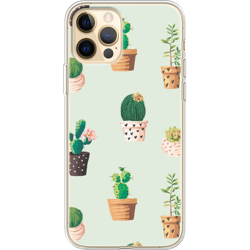 Чехол BoxFace Apple iPhone 12 Pro Max L-green Cacti