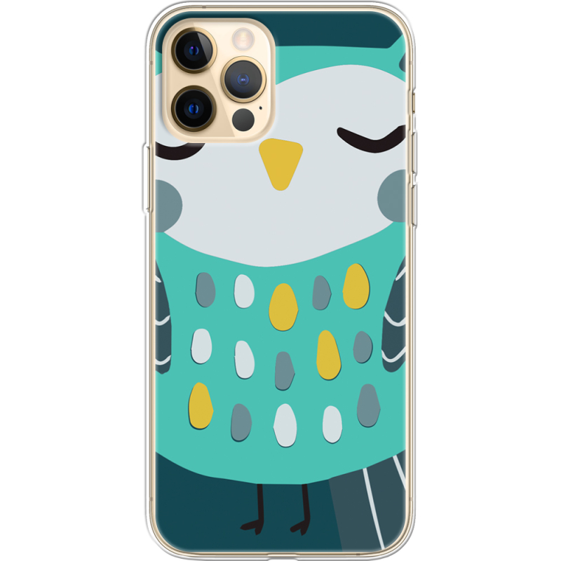 Чехол BoxFace Apple iPhone 12 Pro Max Green Owl