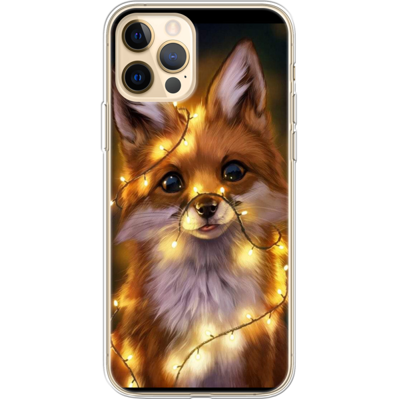 Чехол BoxFace Apple iPhone 12 Pro Max Рождественская лиса