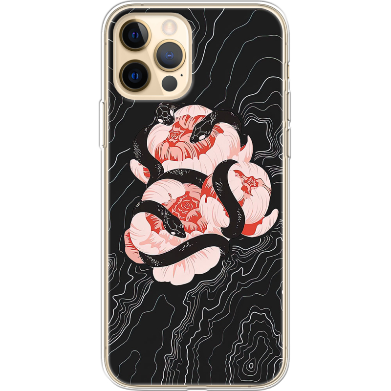 Чехол BoxFace Apple iPhone 12 Pro Max Snake Rose