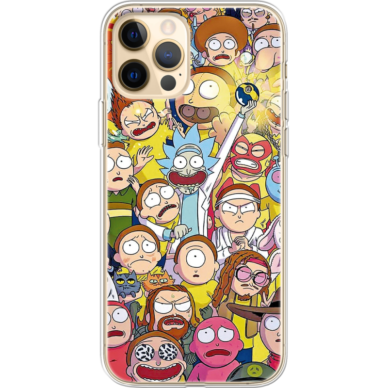 Чехол BoxFace Apple iPhone 12 Pro Max Rick and Morty