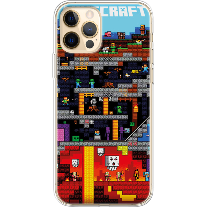 Чехол BoxFace Apple iPhone 12 Pro Max Minecraft Lode Runner