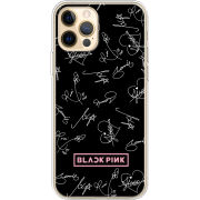 Чехол BoxFace Apple iPhone 12 Pro Max Blackpink автограф