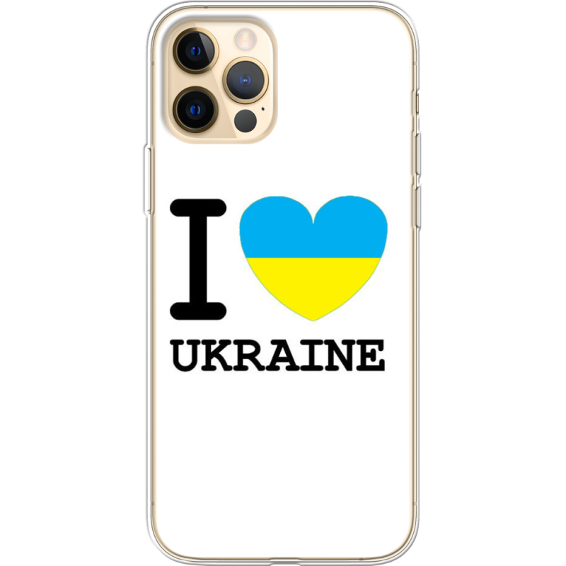 Чехол BoxFace Apple iPhone 12 Pro Max I love Ukraine