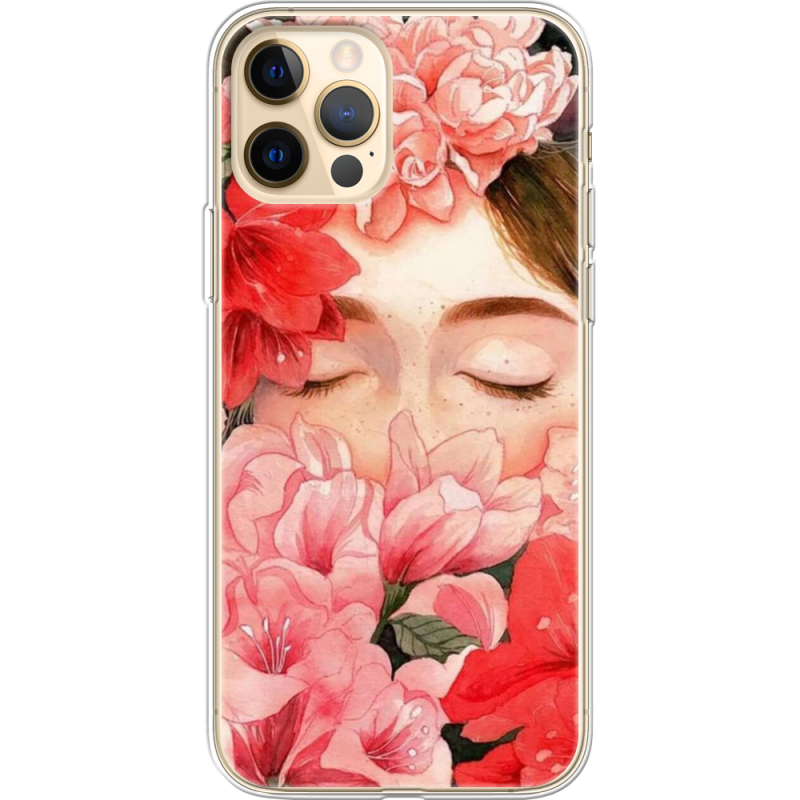 Чехол BoxFace Apple iPhone 12 Pro Max Girl in Flowers