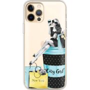 Прозрачный чехол BoxFace Apple iPhone 12 Pro Max City Girl