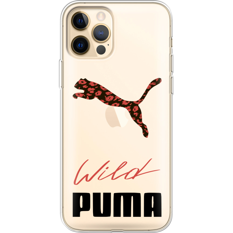 Прозрачный чехол BoxFace Apple iPhone 12 Pro Max Wild Cat
