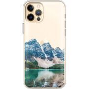 Прозрачный чехол BoxFace Apple iPhone 12 Pro Max Blue Mountain