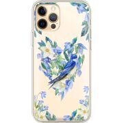 Прозрачный чехол BoxFace Apple iPhone 12 Pro Max Spring Bird