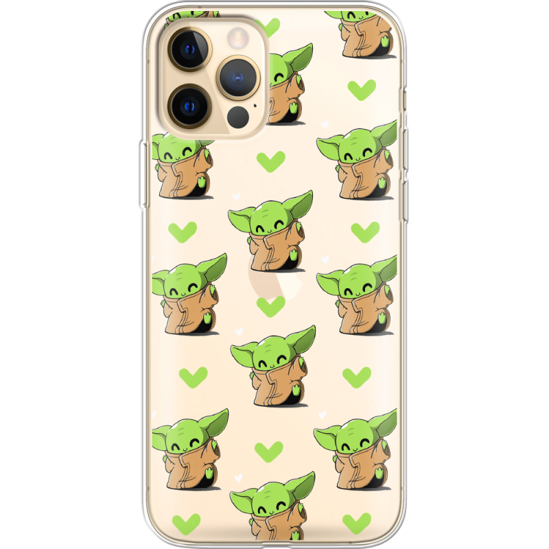 Прозрачный чехол BoxFace Apple iPhone 12 Pro Max Pattern Baby Yoda