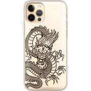 Прозрачный чехол BoxFace Apple iPhone 12 Pro Max Chinese Dragon