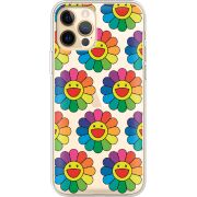 Прозрачный чехол BoxFace Apple iPhone 12 Pro Max Hippie Flowers