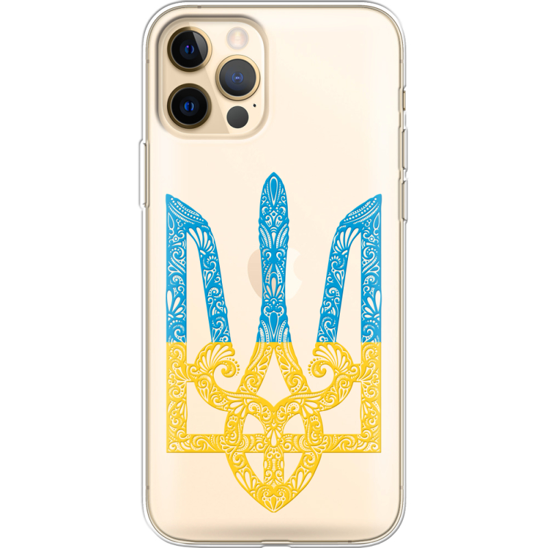 Прозрачный чехол BoxFace Apple iPhone 12 Pro Max Gold Trident