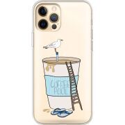 Прозрачный чехол BoxFace Apple iPhone 12 Pro Max Segull in Cofee Pool