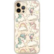 Прозрачный чехол BoxFace Apple iPhone 12 Pro Max Unicorns