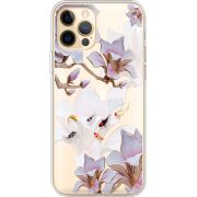 Прозрачный чехол BoxFace Apple iPhone 12 Pro Max Chinese Magnolia