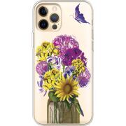 Прозрачный чехол BoxFace Apple iPhone 12 Pro Max My Bouquet