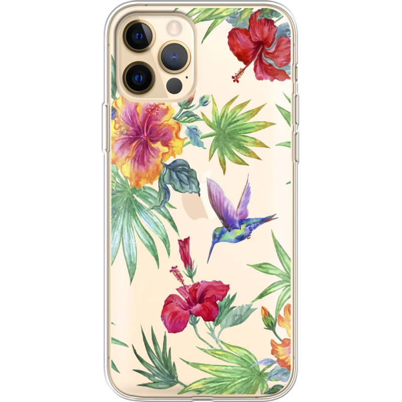 Прозрачный чехол BoxFace Apple iPhone 12 Pro Max Tropical