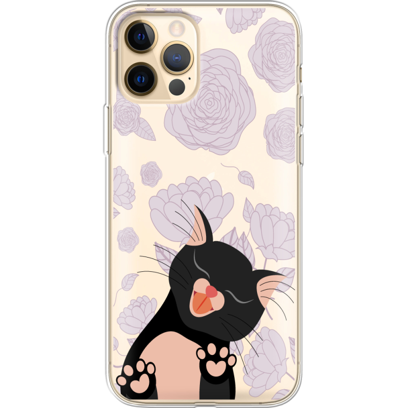 Прозрачный чехол BoxFace Apple iPhone 12 Pro Max Meow