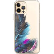 Прозрачный чехол BoxFace Apple iPhone 12 Pro Max Feathers