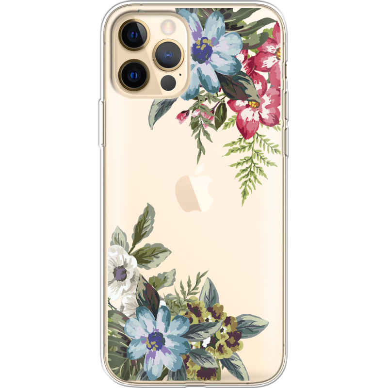 Прозрачный чехол BoxFace Apple iPhone 12 Pro Max Floral