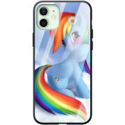 Защитный чехол BoxFace Glossy Panel Apple iPhone 12 My Little Pony Rainbow Dash
