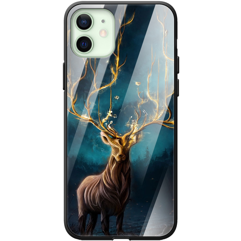 Защитный чехол BoxFace Glossy Panel Apple iPhone 12 Fairy Deer