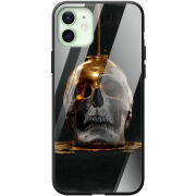 Защитный чехол BoxFace Glossy Panel Apple iPhone 12 Gold Skull