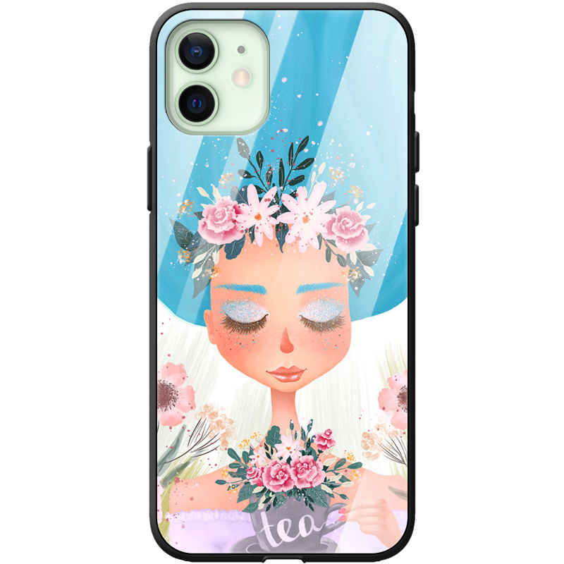 Защитный чехол BoxFace Glossy Panel Apple iPhone 12 Tea Girl