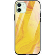 Защитный чехол BoxFace Glossy Panel Apple iPhone 12 Yellow Marble