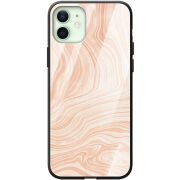 Защитный чехол BoxFace Glossy Panel Apple iPhone 12 Delicate Marble