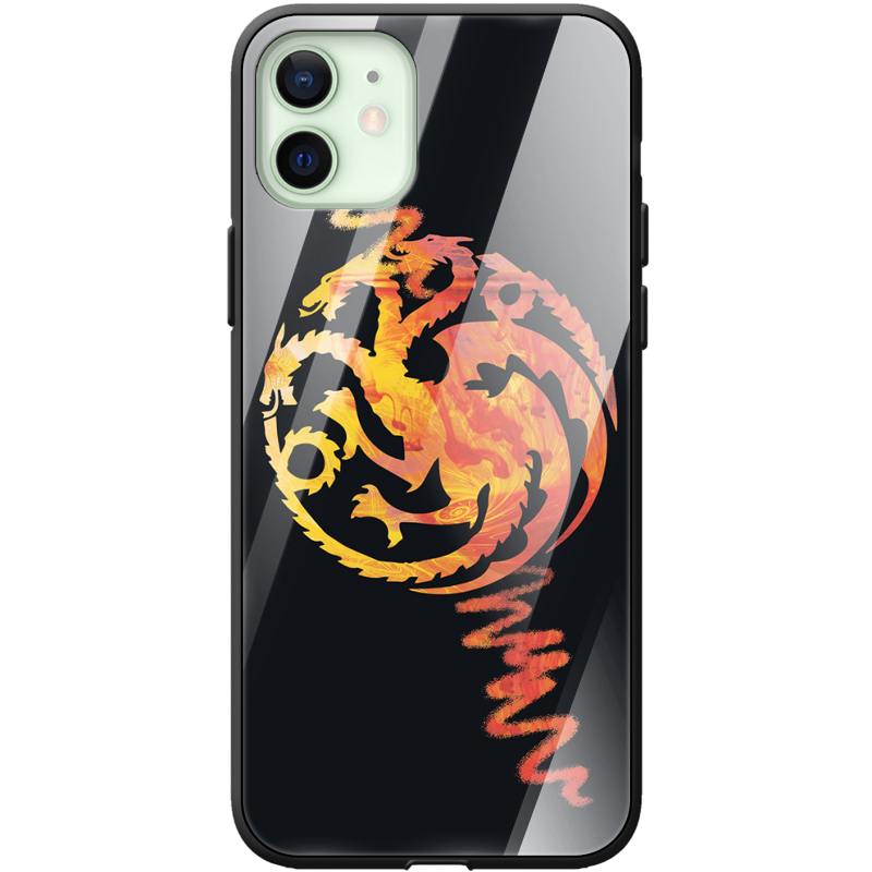 Защитный чехол BoxFace Glossy Panel Apple iPhone 12 Dragons Thrones