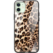 Защитный чехол BoxFace Glossy Panel Apple iPhone 12 Leopard Fur