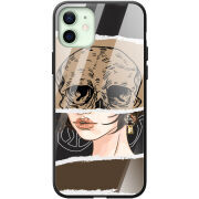 Защитный чехол BoxFace Glossy Panel Apple iPhone 12 Skull-Girl