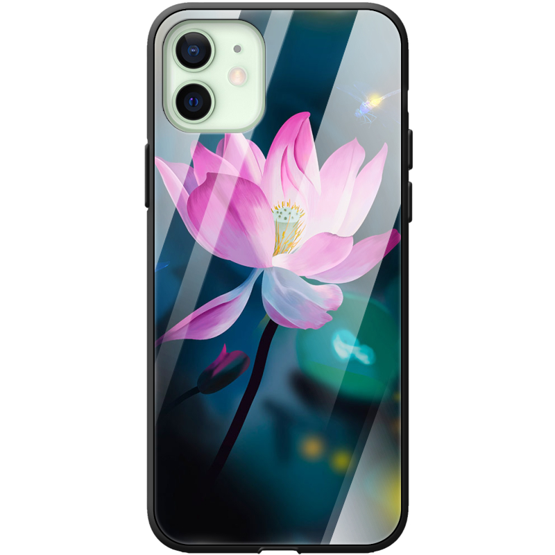 Защитный чехол BoxFace Glossy Panel Apple iPhone 12 Lotus