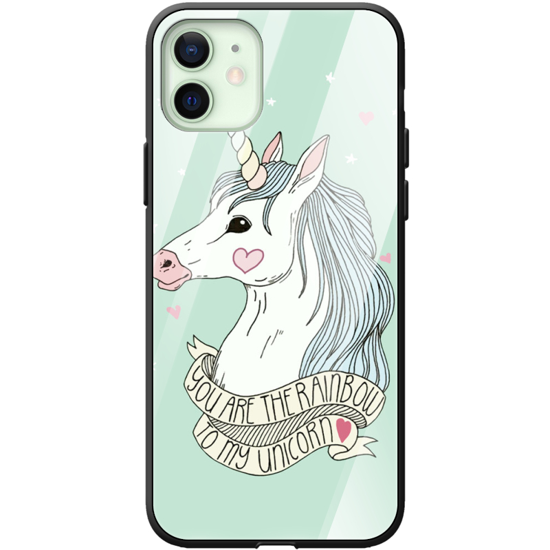 Защитный чехол BoxFace Glossy Panel Apple iPhone 12 My Unicorn