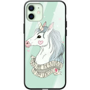 Защитный чехол BoxFace Glossy Panel Apple iPhone 12 My Unicorn