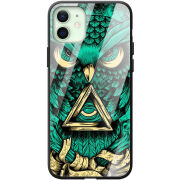 Защитный чехол BoxFace Glossy Panel Apple iPhone 12 Masonic Owl