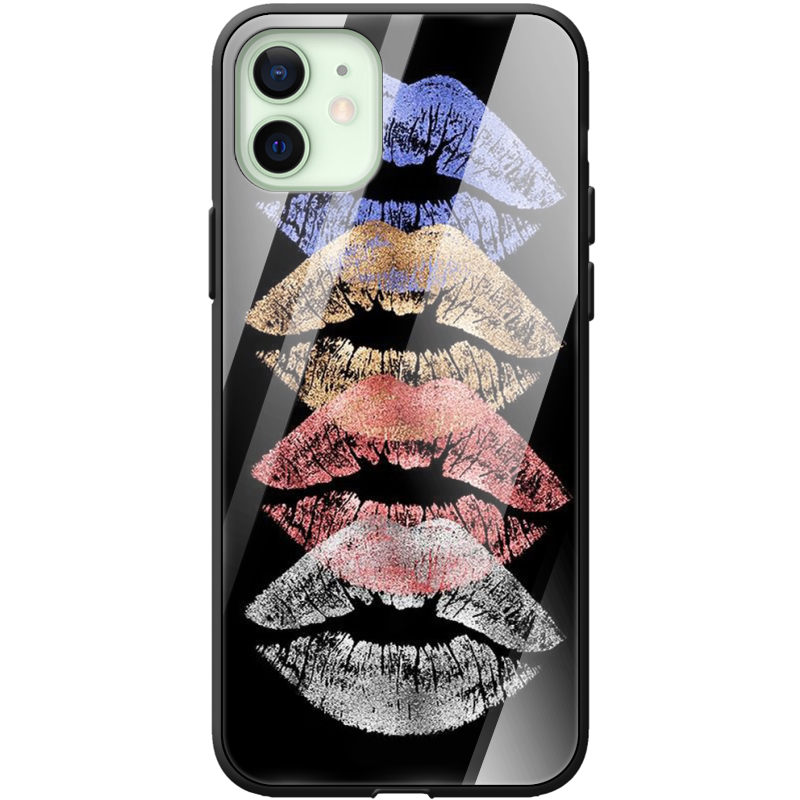 Защитный чехол BoxFace Glossy Panel Apple iPhone 12 Lips