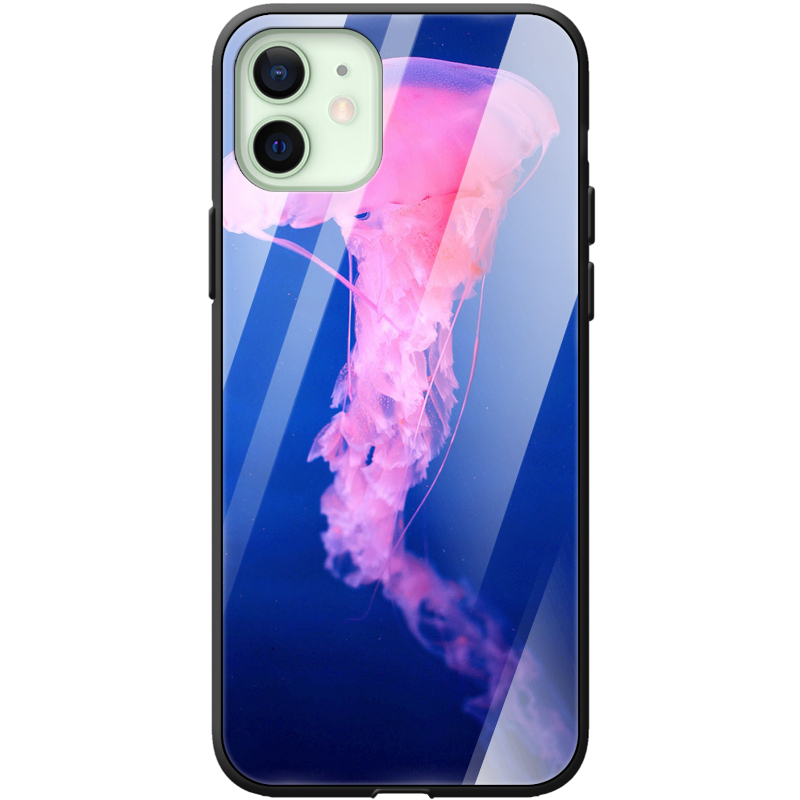 Защитный чехол BoxFace Glossy Panel Apple iPhone 12 Jellyfish