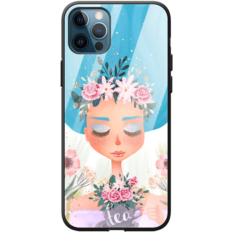 Защитный чехол BoxFace Glossy Panel Apple iPhone 12 Pro Tea Girl