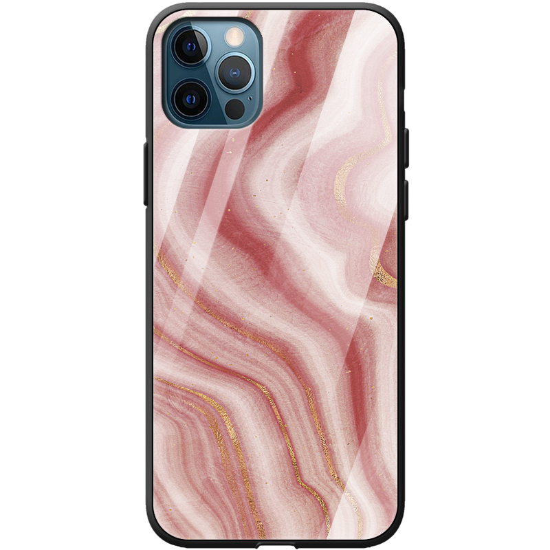 Защитный чехол BoxFace Glossy Panel Apple iPhone 12 Pro Print Marble