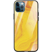 Защитный чехол BoxFace Glossy Panel Apple iPhone 12 Pro Yellow Marble