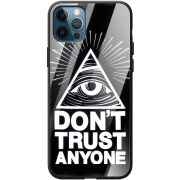 Защитный чехол BoxFace Glossy Panel Apple iPhone 12 Pro Dont Trust Anyone