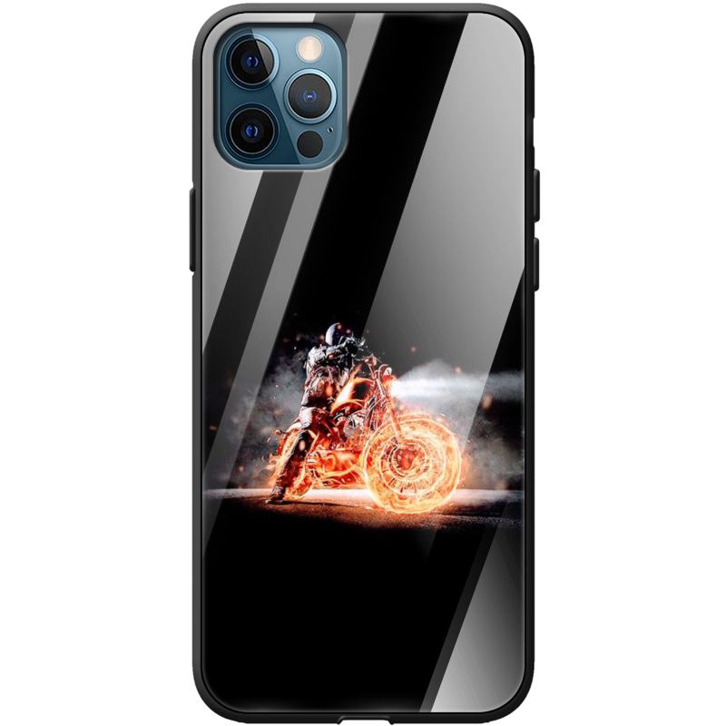 Защитный чехол BoxFace Glossy Panel Apple iPhone 12 Pro Biker