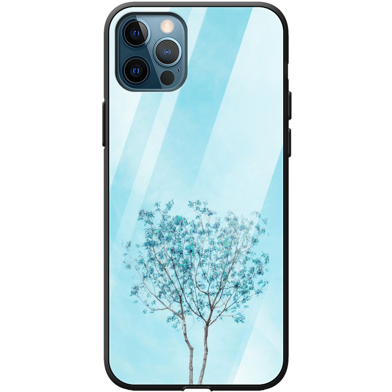 Защитный чехол BoxFace Glossy Panel Apple iPhone 12 Pro Blue Tree