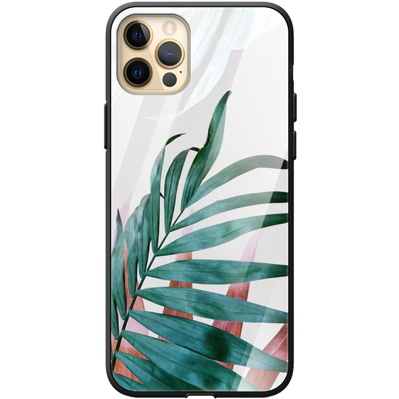 Защитный чехол BoxFace Glossy Panel Apple iPhone 12 Pro Max Leaf
